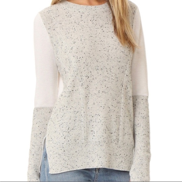 Rag & Bone Cashmere Tamara Melange Pullover Sweater extra small crew knit grey - Picture 14 of 14
